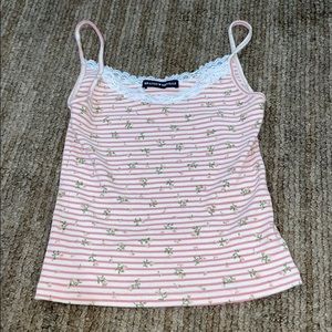 cute flower brandy tank